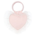 Girls Pink Heart Embellished Handbag, 1, hi-res